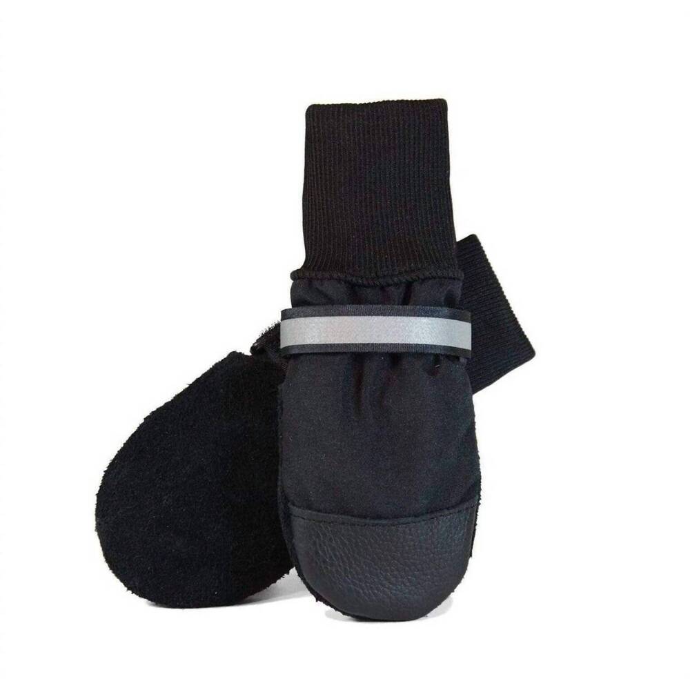 NEW MUTTLUKS all weather canine booties in black